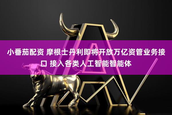 小番茄配资 摩根士丹利即将开放万亿资管业务接口 接入各类人工智能智能体